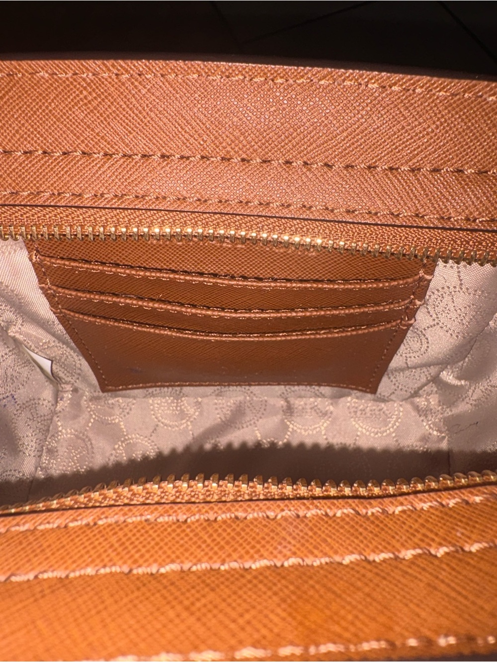Michael Kors Brown Leather Crossbody Bag - Picture 3 of 5